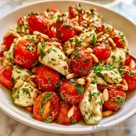 Antipasto Pesto e Mozzarella in 15 Minuti