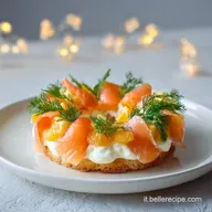 Antipasto per Natale con Salmone Affumicato in 25 Minuti
