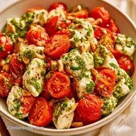 Antipasto Pesto e Mozzarella: 15 Minuti