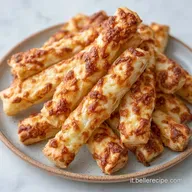 Bastoncini Al Formaggio Con Pasta Sfoglia