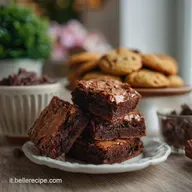 Brownies Cioccolato e Biscotti: Croccanti e Fudgy