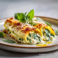 Cannelloni Ricotta e Spinaci al Forno