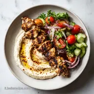 Kebab con Hummus Facile per 4 Porzioni