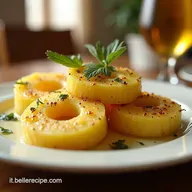 Ananas grigliato con miele mandorle la ricetta estiva che profuma di cannella