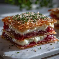 Millefoglie Di Bresaola: Scamorza Affumicata Croccante