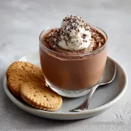 Mousse al Cioccolato con Biscotti per 8 Porzioni