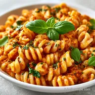 Pasta al Pesto Trapanese con Mandorle e Pomodori