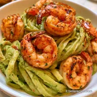 Pasta con Avocado e Gamberi in 20 Minuti