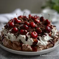 Pavlova Foresta Nera Ricetta Croccante Fuori