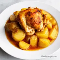 Pollo al Forno con Patate Come lo faceva la Nonna