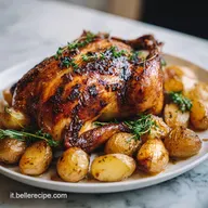 Pollo Arrosto con Patate per 4 Porzioni