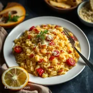 Risotto alla Milanese: Un Bacio Dorato di Zafferano