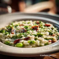 Risotto con Fave Guanciale Pecorino per 4 Persone