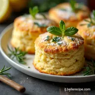Scones Soffici al Limone e Rosmarino Ricetta Facile e Veloce