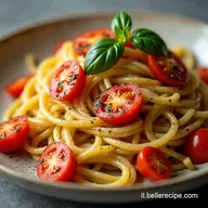 Spaghetti di Zucchine con Pomodorini Ricetta Facile e Light