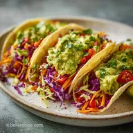Tacos con Guacamole e Verdure per 4 Persone