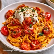 Tagliatelle Pomodorini Burrata in 25 Minuti