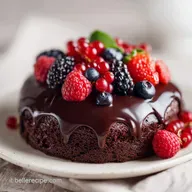 Torta Di Compleanno Al Cacao E Lamponi