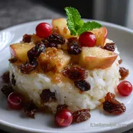 Torta di riso con mele e: Consistenza Vellutata