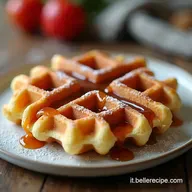 Waffle Belga Autentico Croccante Fuori Leggero Dentro