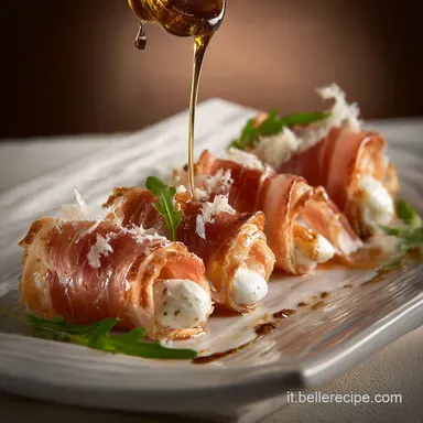 Albero di sfoglia con mozzarelline e prosciutto: Ricetta veloce e filante Scheda ricetta