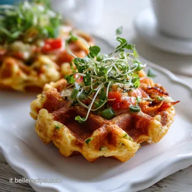 Antipasto di Waffle Salati: Croccanti e Cremosi in 40 Minuti Scheda ricetta