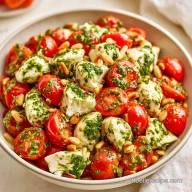 Antipasto Pesto e Mozzarella: 15 Minuti Scheda ricetta
