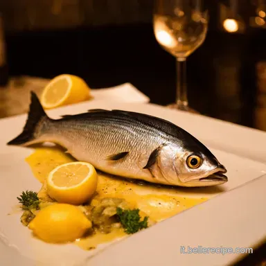 Branzino al Forno La Mia Ricetta Profumata al Limone Scheda ricetta