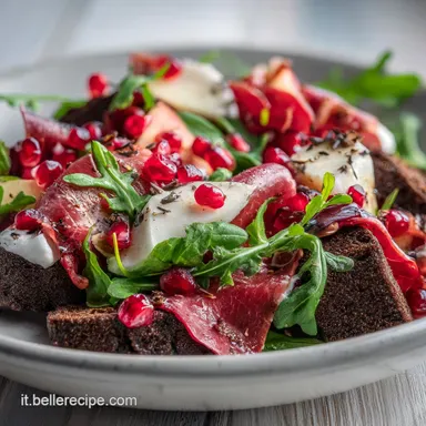 Insalata di Bresaola e Melagrana in 12 Minuti Scheda ricetta