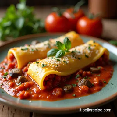 Cannelloni Salsiccia e Funghi Ricetta della Nonna che Scalda il Cuore Scheda ricetta