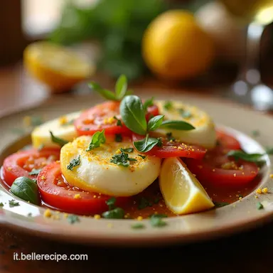 Insalata Caprese al Limone La Ricetta Estiva Facile e Luminosa Scheda ricetta