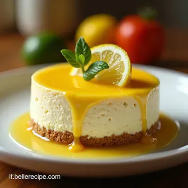 Cheesecake al Limone La Ricetta che Sa di Amalfi Scheda ricetta