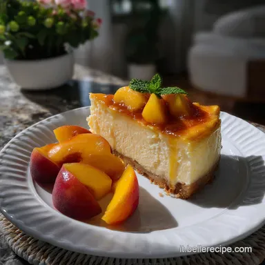 Cheesecake Alle Pesche: Struttura Setosa Scheda ricetta