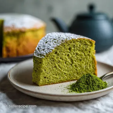 Chiffon Cake al T&egrave; Matcha: Nuvola Soffice Pronta in 75 Minuti Scheda ricetta