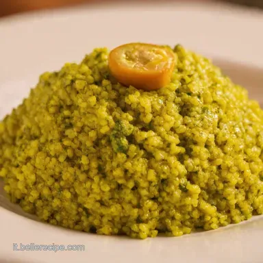 Cous Cous Ricette Sole di Sicilia con Pesto di Pistacchi Scheda ricetta