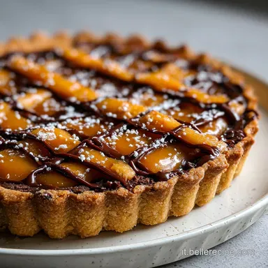 Crostata al Cacao con Caramello e Cioccolato Fondente: Golosissima! Scheda ricetta