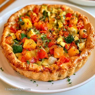 Crostata Salata Verdure per 6 Persone Scheda ricetta