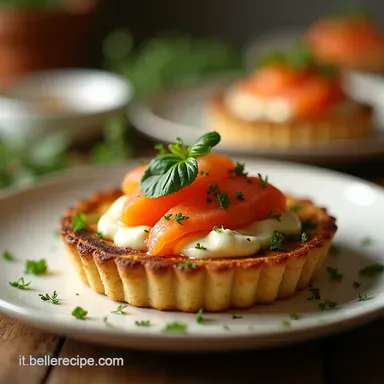 Cream Tart Salata con Salmone Ricetta Facile e Chic Scheda ricetta