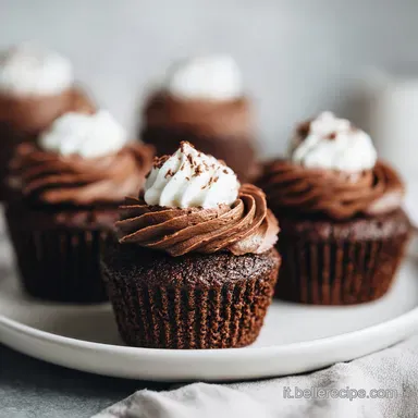 Cupcake al Cioccolato Morbidi per 12 Persone Scheda ricetta