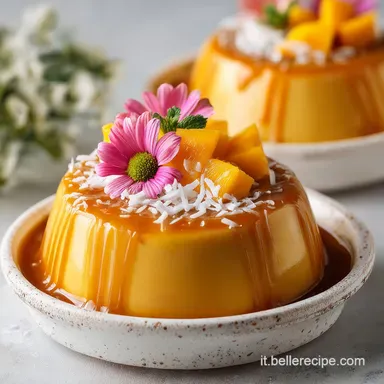 Dessert al Cocco e Mango: Pronto in 30 Minuti, Consistenza Silky Scheda ricetta