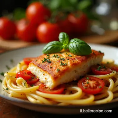 Filetto di Merluzzo su Letto di Pomodoro Ricetta Leggera e Veloce Scheda ricetta