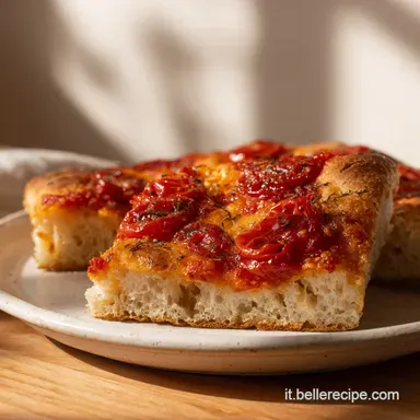 Focaccia Integrale alla Marinara per 6 Porzioni Scheda ricetta
