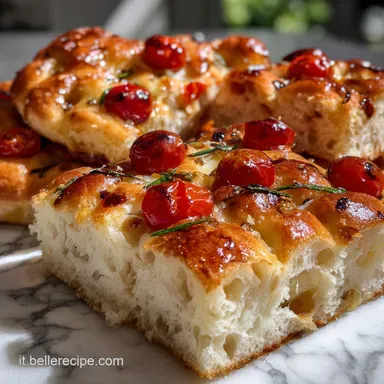 Focaccia Ripiena Pizzicata: Impasto Soffice e Croccante Scheda ricetta