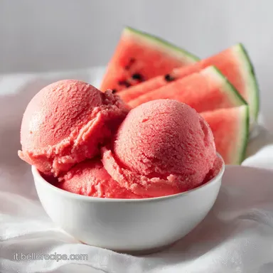 Gelato All'anguria Fatto in Casa per 6 Persone Scheda ricetta