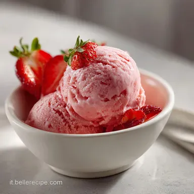 Gelato Alla Fragola Cremoso per 8 Porzioni Scheda ricetta