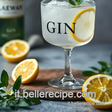 Gin Lemon Perfetto: Un Tocco Italiano Rinfrescante Scheda ricetta