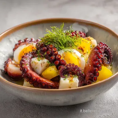 Insalata di Polpo: Ricetta in 65 Minuti per 4 Porzioni Scheda ricetta