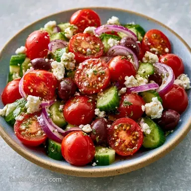 Insalata Pomodori e Feta in 10 Minuti Scheda ricetta