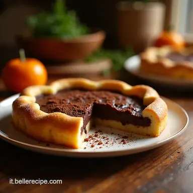 Crostata al Cioccolato Fondente Frolla Friabile e Nocciole Scheda ricetta