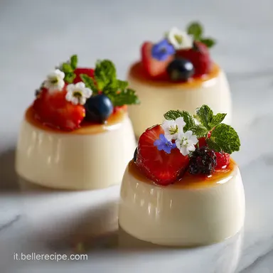 Panna Cotta Ai Tre Gusti per 4 Persone
